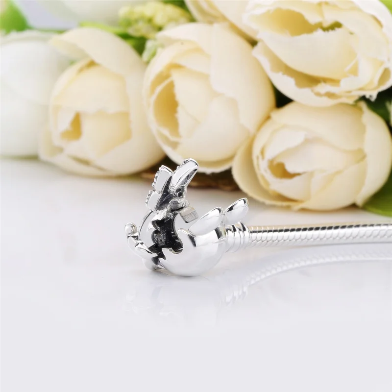 (obrázek pro) Náramek PANDORA Disney, Minnie třpytivý portrét - 597770CZ - Zobrazit 3