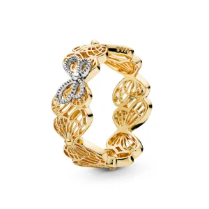 (obrázek pro) PANDORA Shine prsten Motýli - 167947