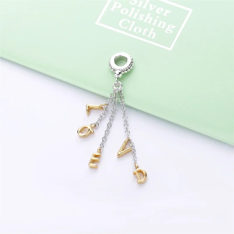 (obrázek pro) PANDORA Shine přívěsek LOVED - 767831 - Zobrazit 3