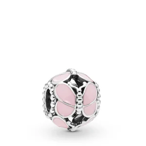 (obrázek pro) Přívěsek PANDORA Růžoví motýli - 797855EN160
