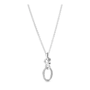 (obrázek pro) PANDORA náhrdelník Uzlové srdce - 398078CZ