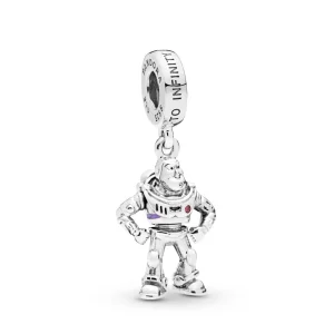 (obrázek pro) Visací přívěsek PANDORA Buzz Rakeťák, Příběh hraček, Disney Pixar - 798042CZR