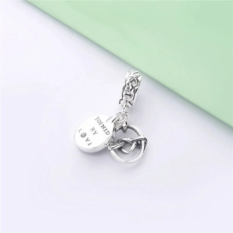 (obrázek pro) Visací přívěsek PANDORA Propletená srdce - 798095CZ - Zobrazit 4