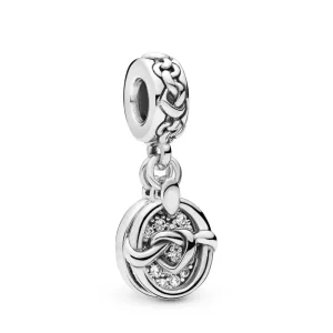 (obrázek pro) Visací přívěsek PANDORA Propletená srdce - 798095CZ