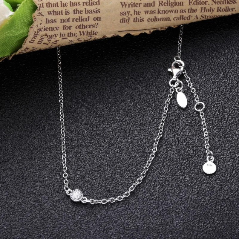 (obrázek pro) Řetízkový náhrdelník PANDORA Oslnivé droplety 590525CZ - Zobrazit 3