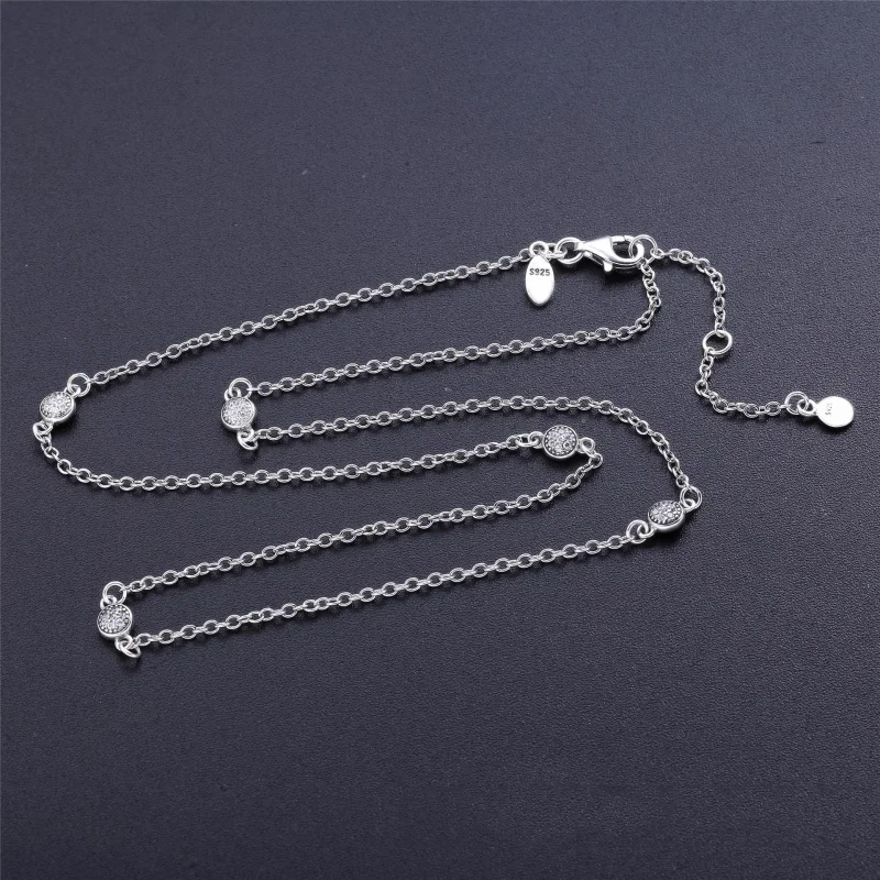 (obrázek pro) Řetízkový náhrdelník PANDORA Oslnivé droplety 590525CZ - Zobrazit 4