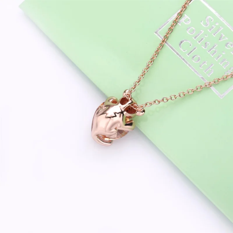 (obrázek pro) Náhrdelník PANDORA Rose Šumivé lvice srdce 388068CZM - Zobrazit 3