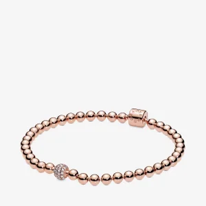 (obrázek pro) Náramek PANDORA Kuličky a pavé - 588342CZ