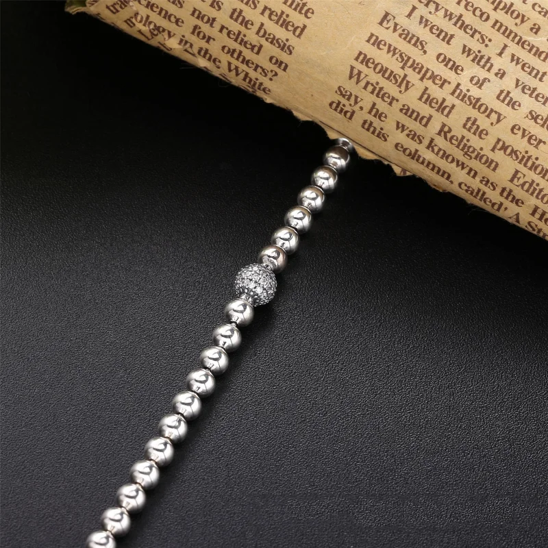 (obrázek pro) Náramek PANDORA Kuličky a pavé - 598342CZ - Zobrazit 5
