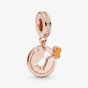 (obrázek pro) Visací přívěsek PANDORA Dinosaur & Motýl v přátelství - 788180CZ