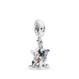 (obrázek pro) Visací přívěsek PANDORA Mickey Mouse a kachna Donald P-D-2717
