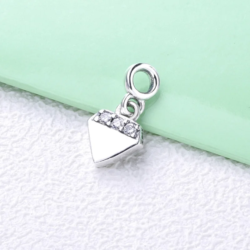 (obrázek pro) Visací přívěsek PANDORA Můj zářivý diamant - 798368CZ - Zobrazit 2