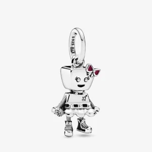 (obrázek pro) Visací přívěsek PANDORA Punková Bella Bot - 798245ENMX
