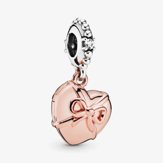 (obrázek pro) Visací přívěsek PANDORA Rose Srdce brazilcí 788025CZ