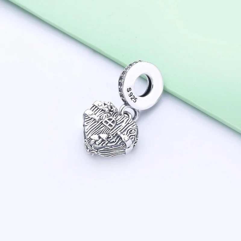 (obrázek pro) Visací přívěsek PANDORA Srdce domova - 798284CZ - Zobrazit 2