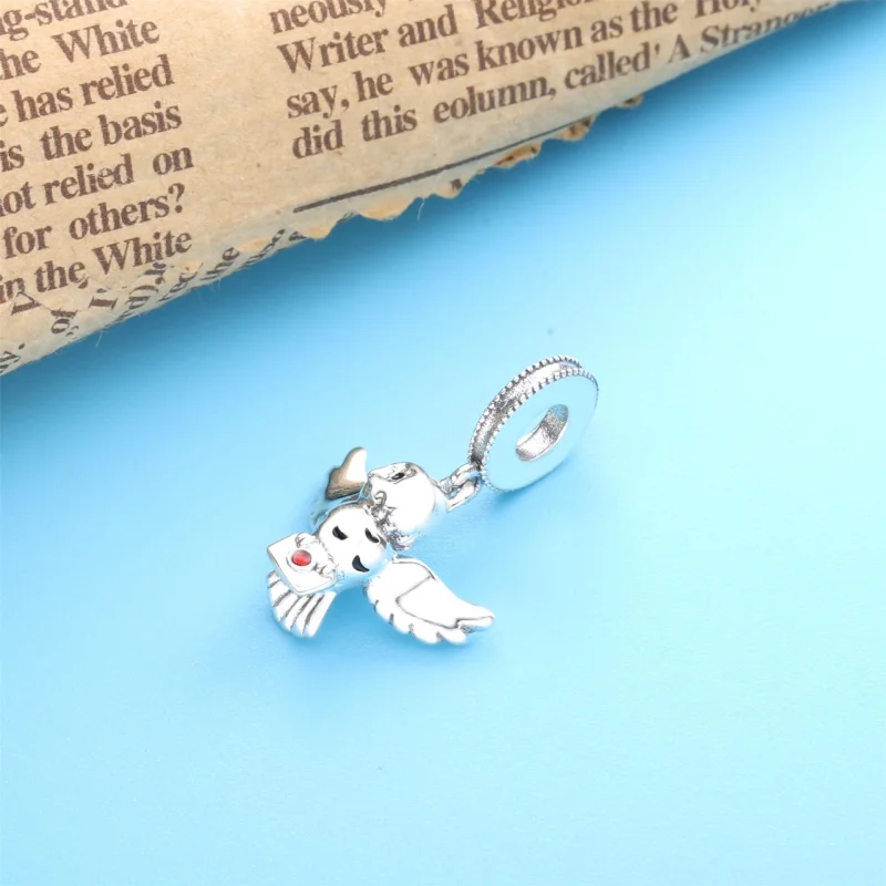 (obrázek pro) PANDORA Harry Potter, Hedwig Owl Dangle Charm - 799123C01 - Zobrazit 4