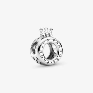 (obrázek pro) Pandora Logo & Crown O Charm - 799036C00