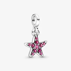 (obrázek pro) PANDORA Moje Růžová Hvězdicová Zavěšená Charm - 799011C01