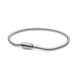 (obrázek pro) Pandora Moments Posuvný Magnetický Zámek Náramek s Hadím Řetízkem - 599103C00