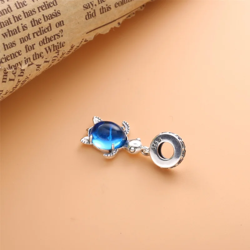 (obrázek pro) PANDORA Murano Skleněná Mořská Želva Visící Charm - 798939C01 - Zobrazit 4