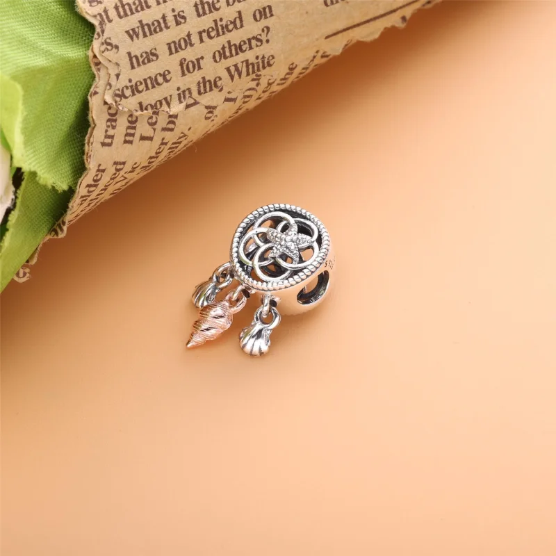 (obrázek pro) PANDORA Openwork Seashell Dreamcatcher Charm - 788944C00 - Zobrazit 2
