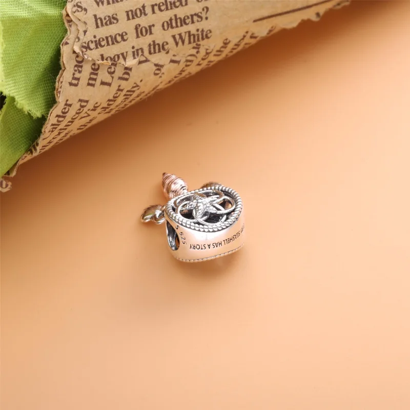 (obrázek pro) PANDORA Openwork Seashell Dreamcatcher Charm - 788944C00 - Zobrazit 3