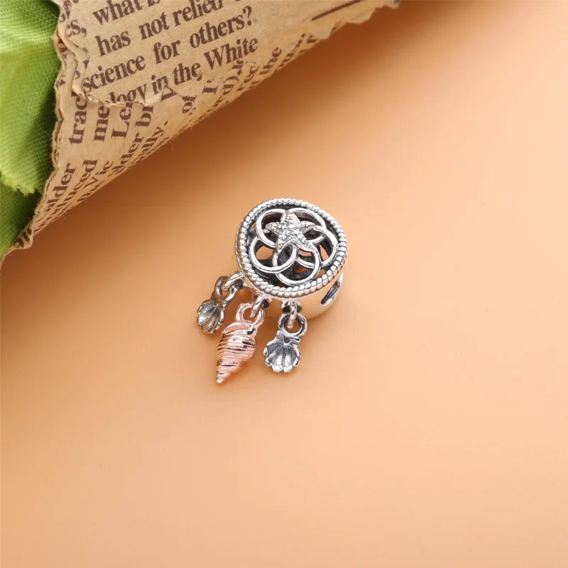 (obrázek pro) PANDORA Openwork Seashell Dreamcatcher Charm - 788944C00 - Zobrazit 4