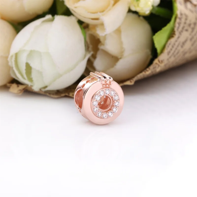 (obrázek pro) PANDORA Otevřený střed Pavé Koruna O Charm - 789059C01 - Zobrazit 2