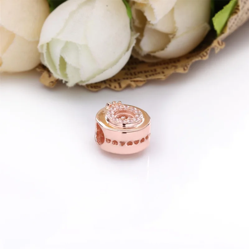 (obrázek pro) PANDORA Otevřený střed Pavé Koruna O Charm - 789059C01 - Zobrazit 4