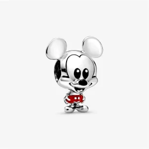 (obrázek pro) PANDORA Přívěsek Disney Mickey Mouse Červené kalhoty 798905C01