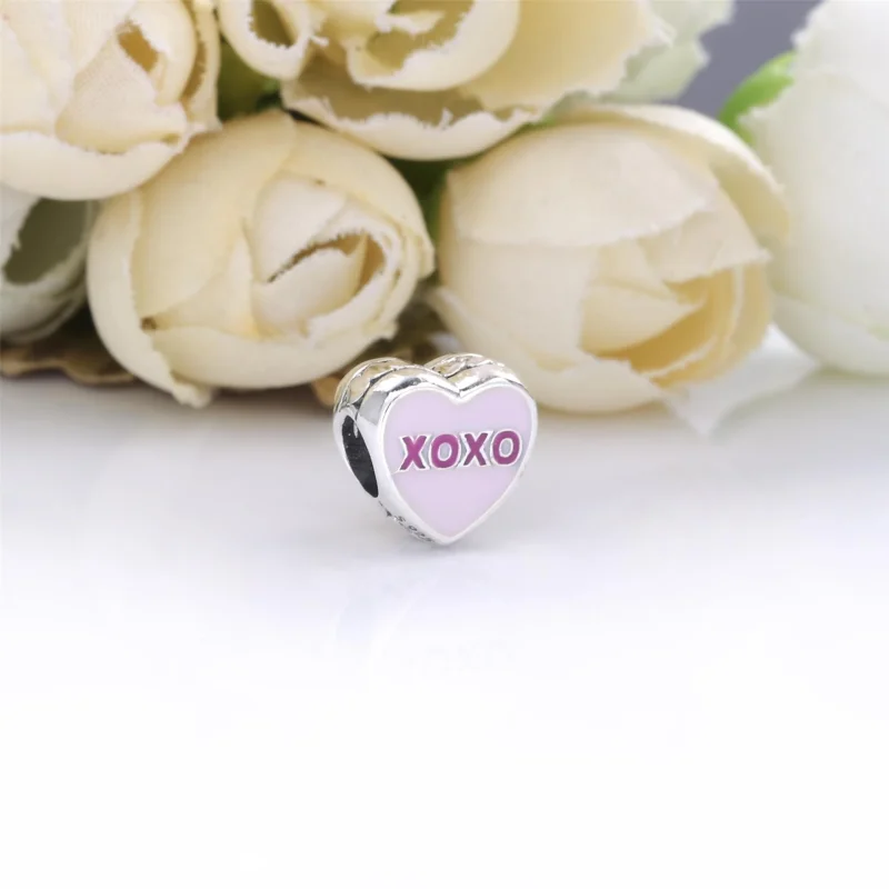 (obrázek pro) PANDORA Stříbrný Přívěsek Candy srdce ENG792015_19 - Zobrazit 2