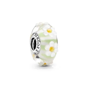 (obrázek pro) PANDORA Stříbrný Přívěsek Daisy Sklo Murano 798798C00