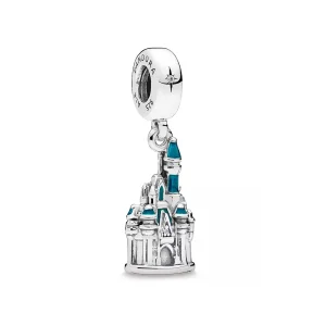 (obrázek pro) PANDORA Stříbrný Visací přívěsek Zámek Popelka P400020937933