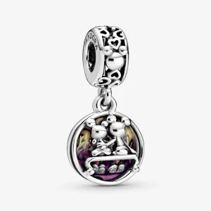 (obrázek pro) PANDORA Visací přívěsek Disney Mickey Mouse & Minnie Mouse Happily Ever After 798866C01
