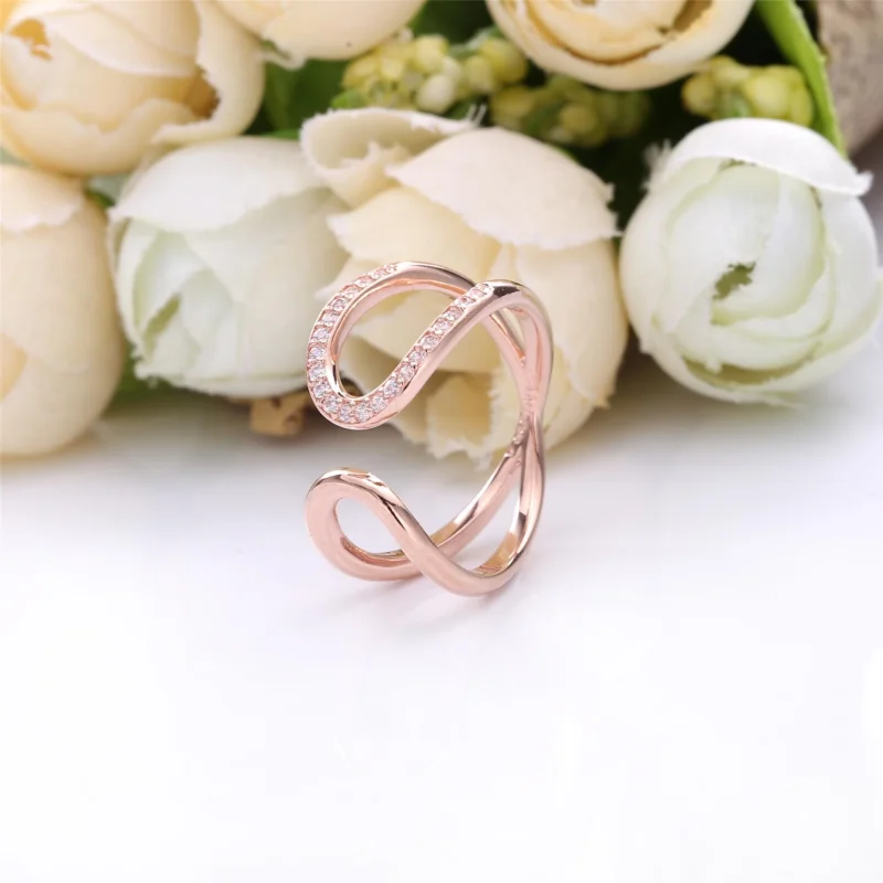 (obrázek pro) PANDORA Wrapped Open Infinity Prsten - 188882C01 - Zobrazit 2