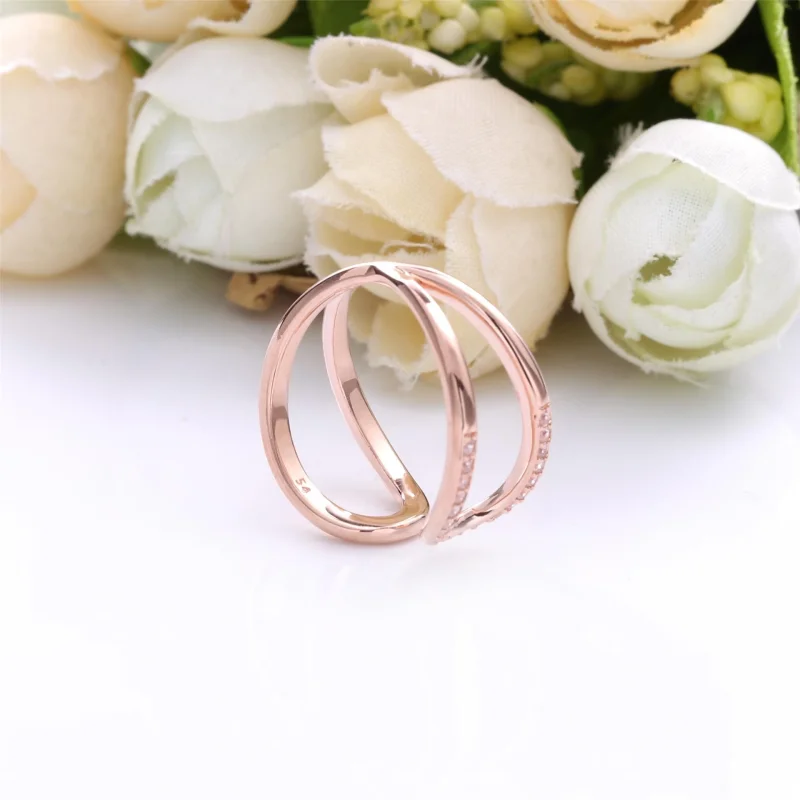 (obrázek pro) PANDORA Wrapped Open Infinity Prsten - 188882C01 - Zobrazit 4