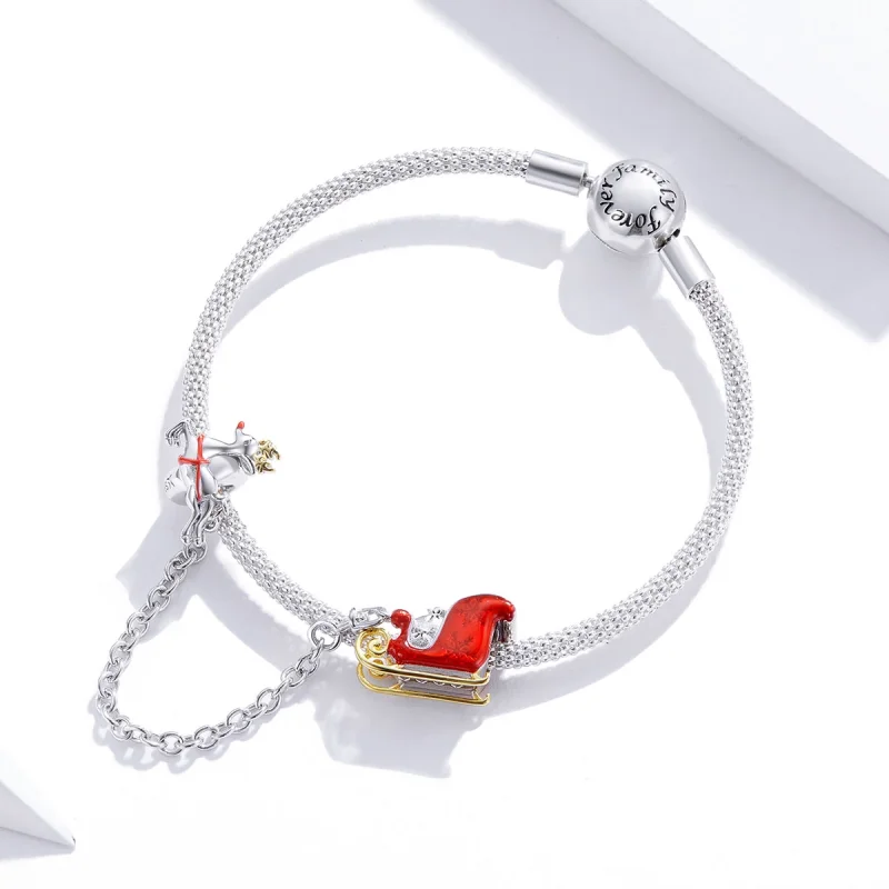 (obrázek pro) Pandora styl saně Safety Chain - SCC1667 - Zobrazit 3