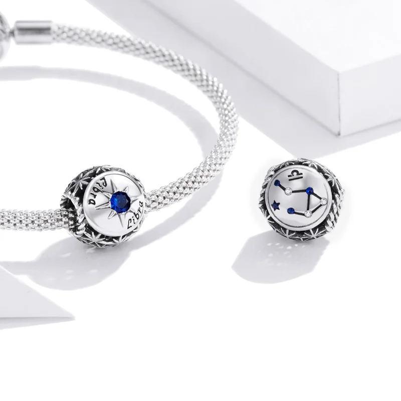 (obrázek pro) Pandora styl Zářící Podzimní Váhy Charm - SCC1725-8 - Zobrazit 3