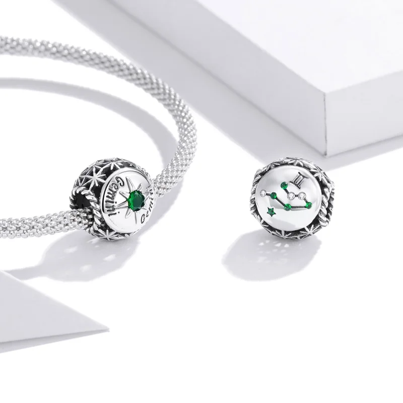 (obrázek pro) Pandora styl zářící symbol Blíženců - SCC1725-7 - Zobrazit 3