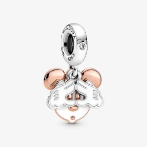 (obrázek pro) PANDORA Dvojitý visací přívěsek Disney Mickey Mouse - 780112C01