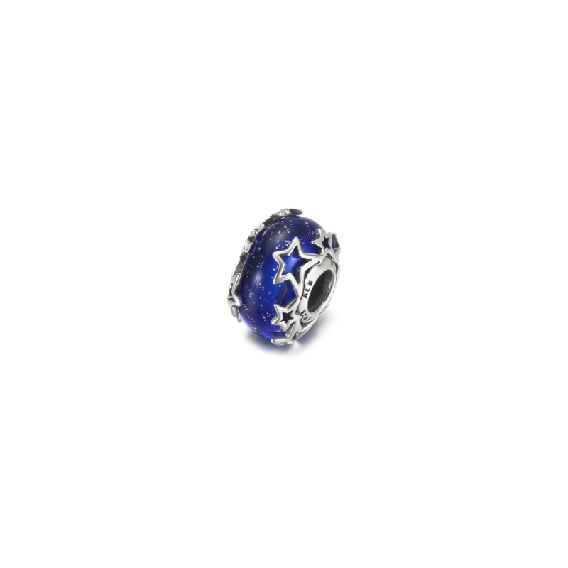 (obrázek pro) PANDORA Murano přívěsek Modrá galaxie s hvězdami - 790015C00 - Zobrazit 2