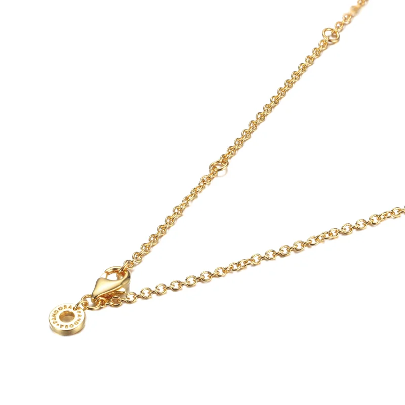 (obrázek pro) PANDORA Náhrdelník Pandora Logo Pavé Kruh - 367436C01 - Zobrazit 4