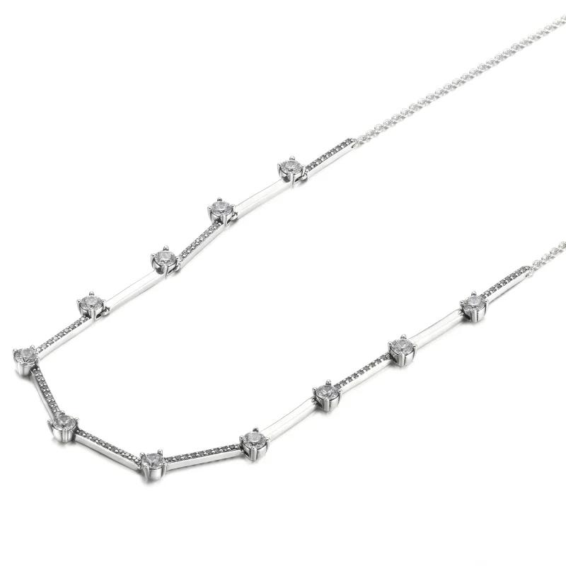 (obrázek pro) PANDORA Náhrdelník Sparkling Pavé Collier Bars - 390059C01 - Zobrazit 2