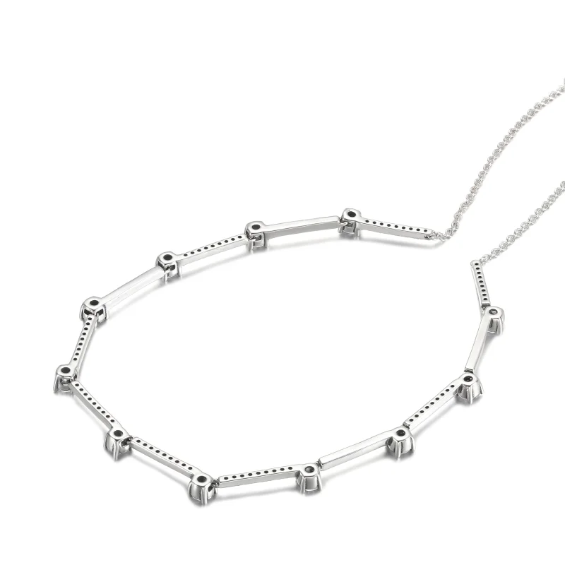 (obrázek pro) PANDORA Náhrdelník Sparkling Pavé Collier Bars - 390059C01 - Zobrazit 4