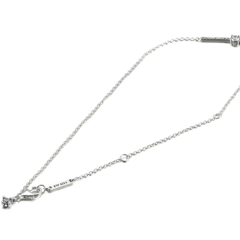 (obrázek pro) PANDORA Náhrdelník Sparkling Pavé Collier Bars - 390059C01 - Zobrazit 5