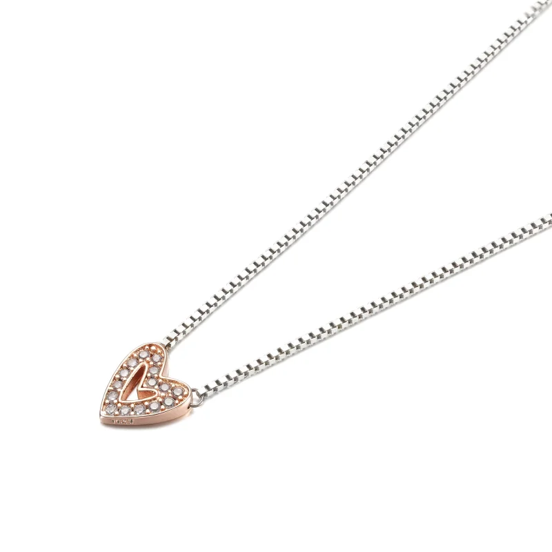 (obrázek pro) PANDORA Náhrdelník Třpytivé srdce od ruky - 380089C01 - Zobrazit 2