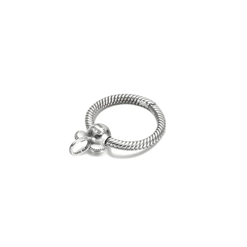 (obrázek pro) PANDORA Náhrdelníkový přívěsek Disney Mickey Mouse O Pendant - 390076C00 - Zobrazit 3