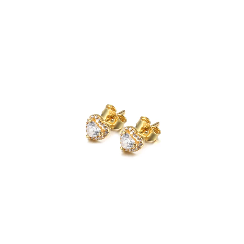 (obrázek pro) PANDORA Peckové náušnice Vyvýšené srdce - 259137C01 - Zobrazit 2