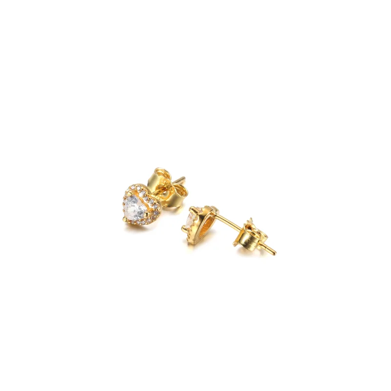 (obrázek pro) PANDORA Peckové náušnice Vyvýšené srdce - 259137C01 - Zobrazit 4