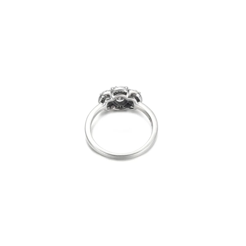 (obrázek pro) PANDORA Prsten Tři Kameny ve vintage stylu - 190049C01 - Zobrazit 4